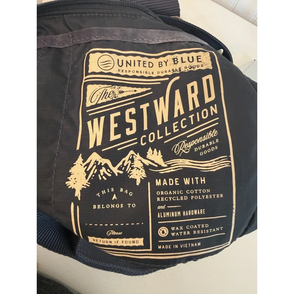 United By Blue Backpack Green Canvas‎ Water Resistant Men Gorpcore Hiking